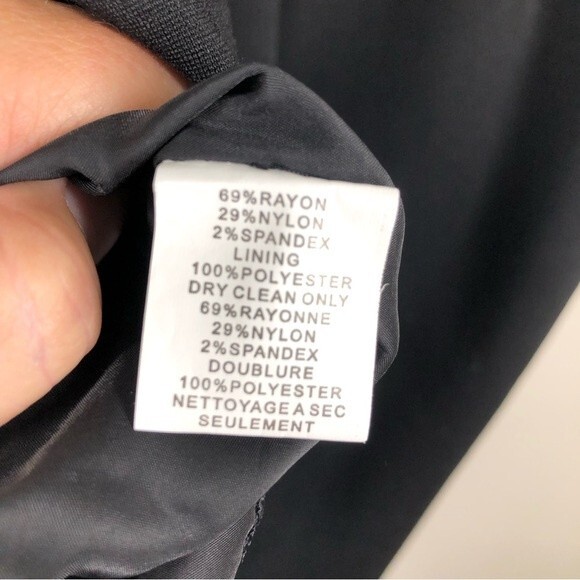 Trina Turk Black Sleeveless Sheath Dress Scoop Neck 4 - Picture 10 of 10